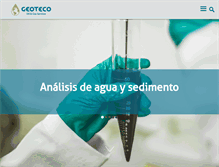 Tablet Screenshot of geoteco.com